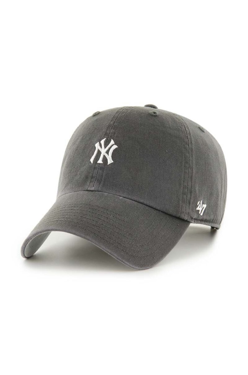 47 brand șapcă de baseball din bumbac MLB New York Yankees culoarea negru