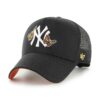 47 brand șapcă de baseball din bumbac MLB New York Yankees culoarea negru