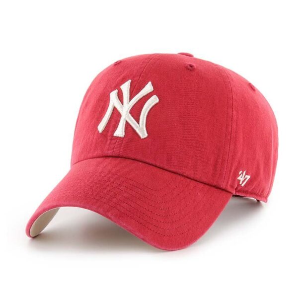 47 brand șapcă de baseball din bumbac MLB New York Yankees culoarea rosu