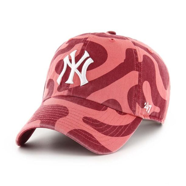 47 brand șapcă de baseball din bumbac MLB New York Yankees culoarea rosu