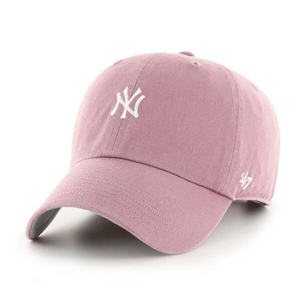 47 brand șapcă de baseball din bumbac MLB New York Yankees culoarea roz