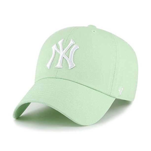 47 brand șapcă de baseball din bumbac MLB New York Yankees culoarea verde