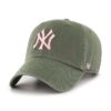 47 brand șapcă de baseball din bumbac MLB New York Yankees culoarea verde