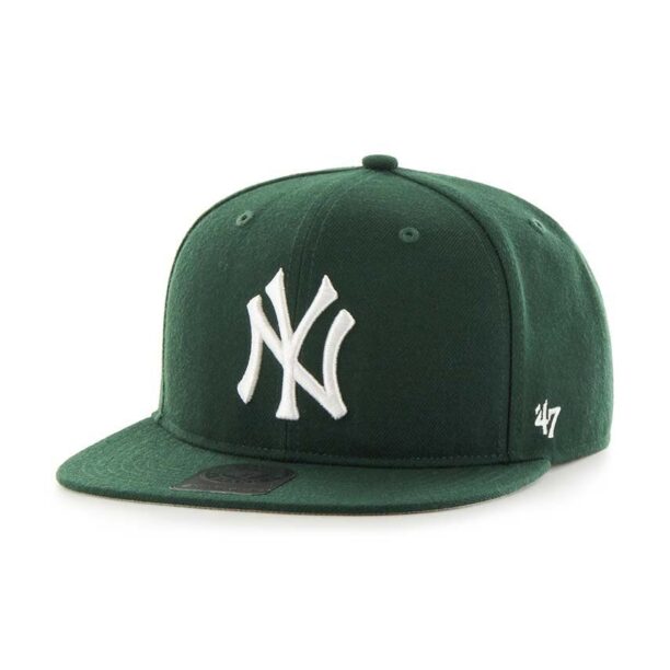 47 brand șapcă de baseball din bumbac MLB New York Yankees culoarea verde