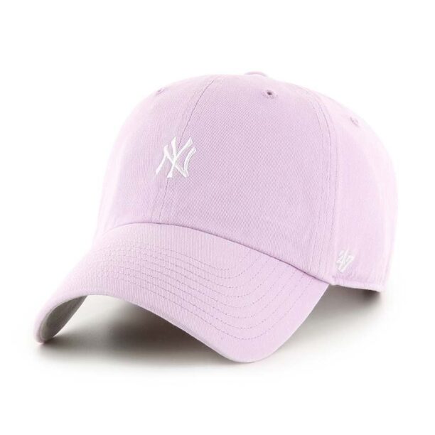 47 brand șapcă de baseball din bumbac MLB New York Yankees culoarea violet