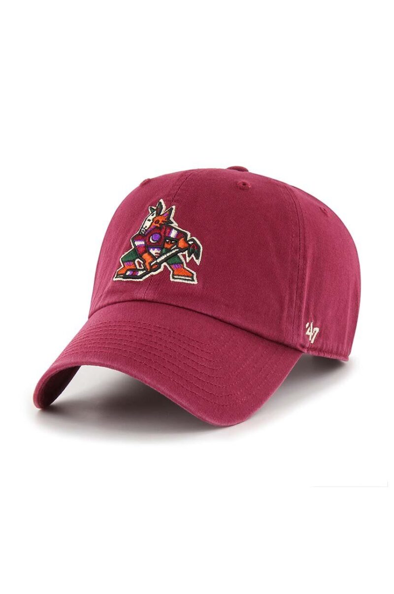 47 brand șapcă de baseball din bumbac NHL Arizona Coyotes culoarea rosu