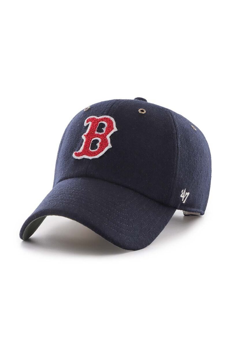 47 brand șapcă de lana MLB Boston Red Sox culoarea albastru marin