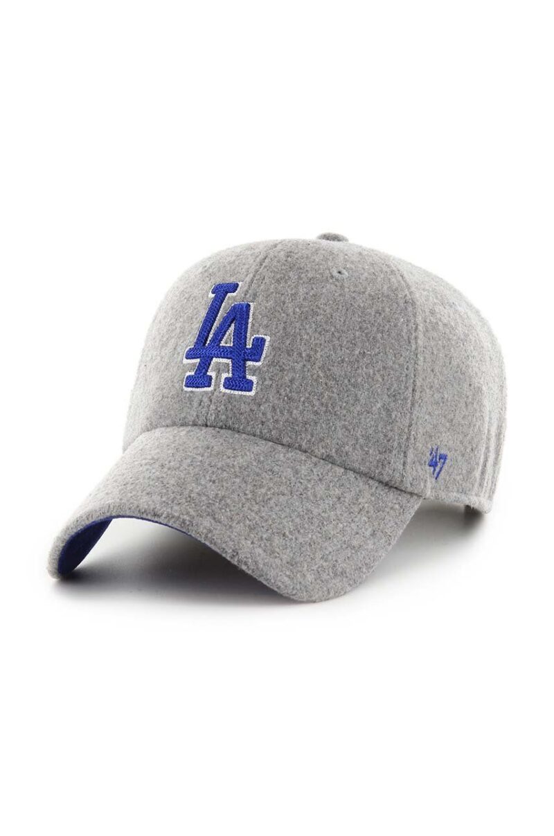 47 brand șapcă de lana MLB Los Angeles Dodgers culoarea gri