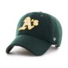 47 brand șapcă de lana MLB Oakland Athletics culoarea verde