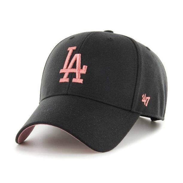 47 brand șapcă din amestec de lână MLB Los Angeles Dodgers culoarea negru