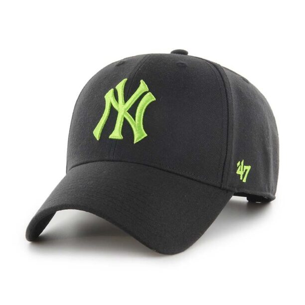 47 brand șapcă din amestec de lână MLB New York Yankees culoarea negru