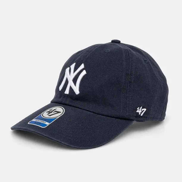 47 brand șapcă din bumbac pentru copii MLB New York Yankees culoarea albastru marin