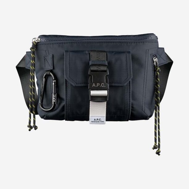 A.P.C. borsetă Banane Trek culoarea bleumarin PAAFH.H62219-DARKNAVY