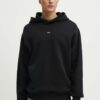 A.P.C. hanorac de bumbac hoodie boxy micro logo GOTS barbati