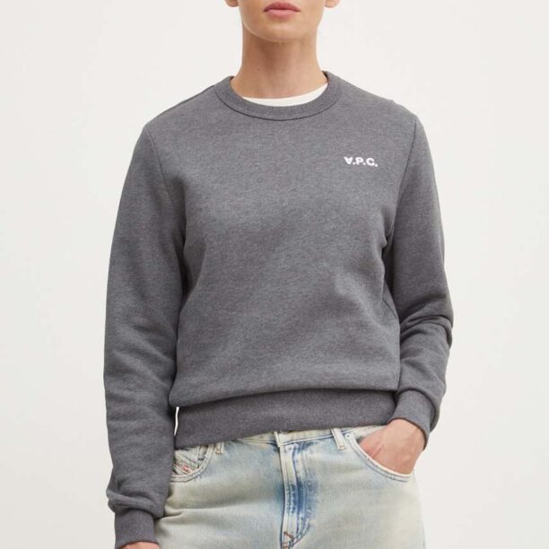 A.P.C. hanorac de bumbac sweat boxy petit vpc femei