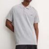 A.P.C. polo de bumbac polo standard GOTS culoarea gri