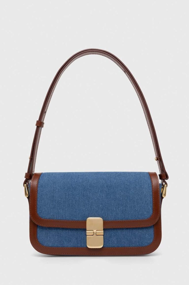 A.P.C. poseta sac grace baguette culoarea maro