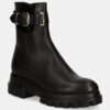 AGL cizme de piele Chunky Lowboot femei