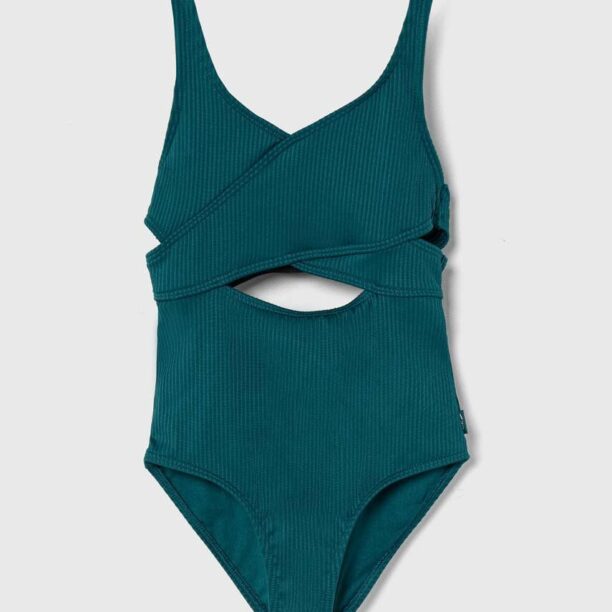 Abercrombie & Fitch costum de baie dintr-o bucată pentru copii culoarea verde