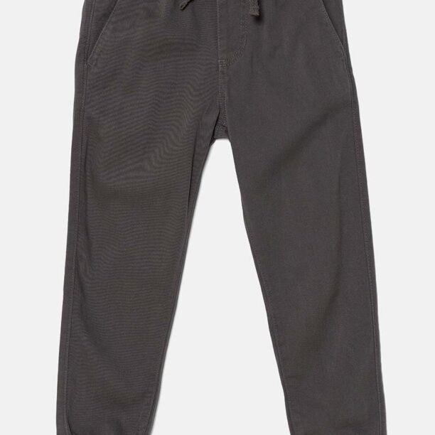 Abercrombie & Fitch pantaloni copii culoarea gri