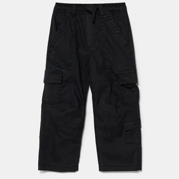 Abercrombie & Fitch pantaloni copii culoarea negru