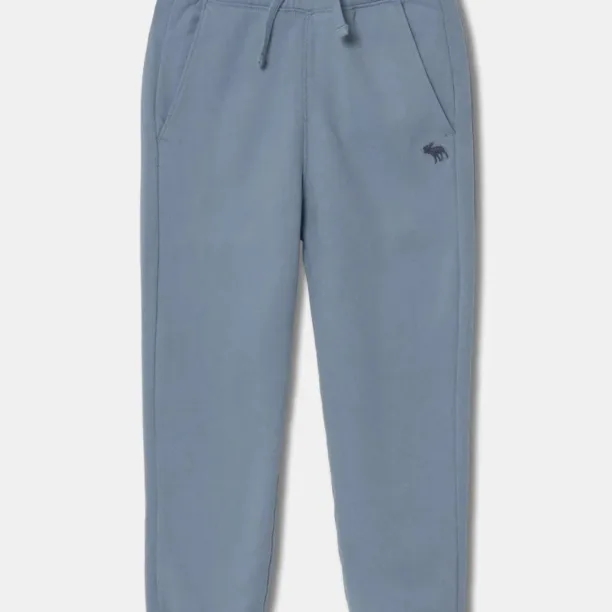 Abercrombie & Fitch pantaloni de trening pentru copii neted