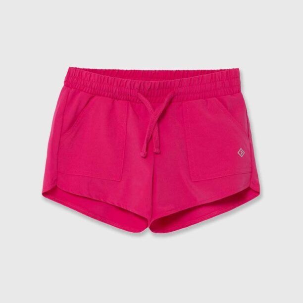 Abercrombie & Fitch pantaloni scurti copii culoarea roz