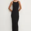 Abercrombie & Fitch rochie culoarea negru