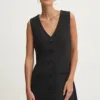 Abercrombie & Fitch rochie culoarea negru