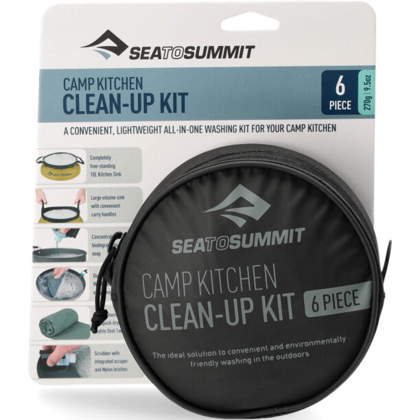 Preţ Accesorii pentru bucătărie Sea to Summit Camp Kitchen Clean-Up Kit 6P Set