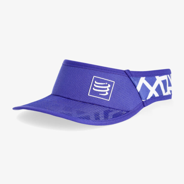 Acoperiș Compressport Spiderweb Ultralight Visor - sodalite/white