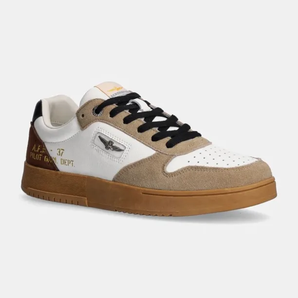 Aeronautica Militare sneakers culoarea bej