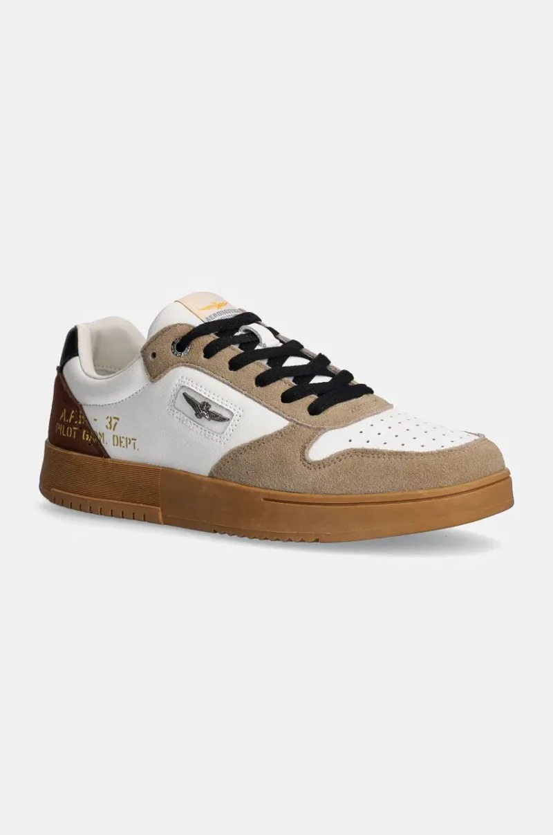 Aeronautica Militare sneakers culoarea bej