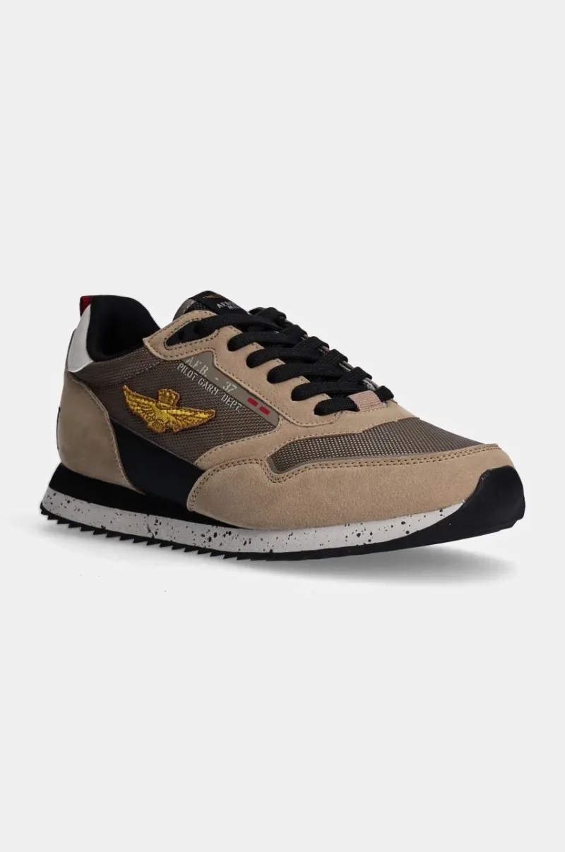 Aeronautica Militare sneakers culoarea bej