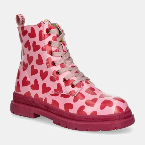 Agatha Ruiz de la Prada bocanci copii culoarea roz