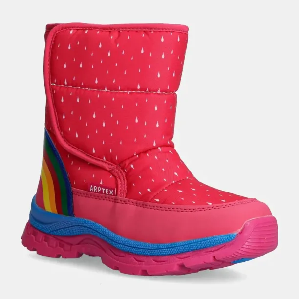 Agatha Ruiz de la Prada cizme de iarna pentru copii culoarea roz