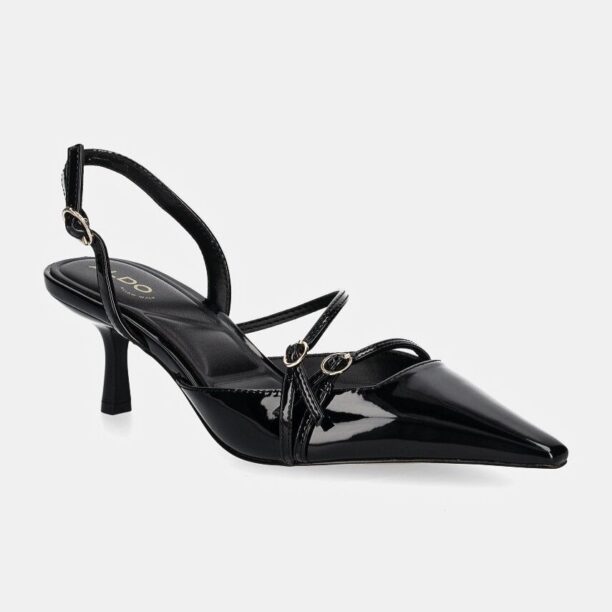 Aldo pantofi cu toc MARIETTA culoarea negru