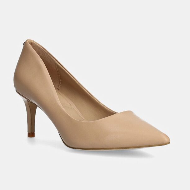 Aldo stilettos de piele STESSYLOW culoarea bej