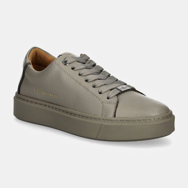 Alexander Smith sneakers din piele London culoarea gri