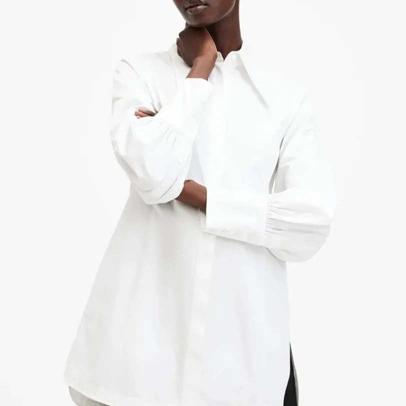 AllSaints camasa din bumbac MOIRA femei