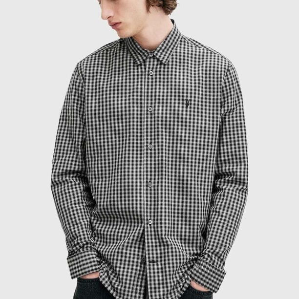 AllSaints camasa din bumbac NEO LS SHIRT barbati