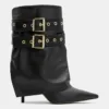 AllSaints cizme de piele Dua Boot femei