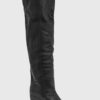 AllSaints ghete de piele Reina Boot femei