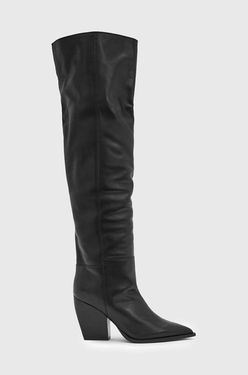 AllSaints ghete de piele Reina Boot femei