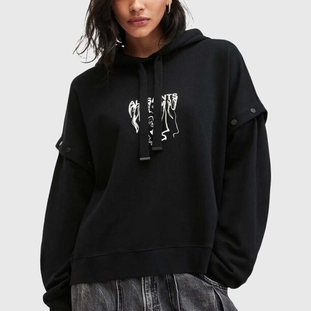 AllSaints hanorac de bumbac INKSNTS AMPHIA HOODY femei