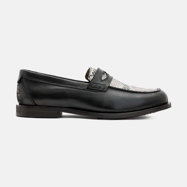 AllSaints mocasini de piele Harmon Loafer barbati