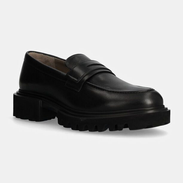 AllSaints mocasini de piele Vinni Loafer barbati