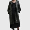 AllSaints palton de piele KELSEA LEA COAT femei