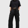 AllSaints pantaloni BARBARA TROUSER femei