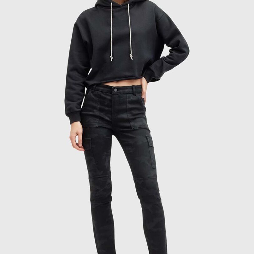 AllSaints pantaloni DURAN CAMO CARGO femei